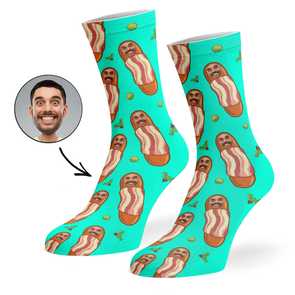 Pigs In Blankets Novelty Socks