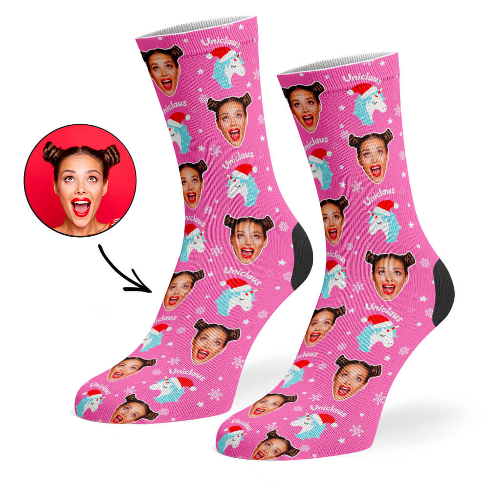 Uniclaus Socks With Photo On