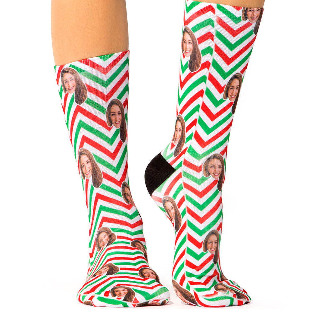 Christmas Zig Zag Socks