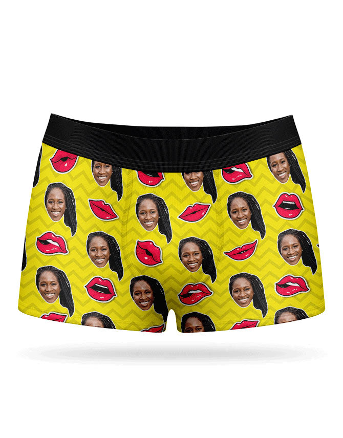 Comic Lips Boxer Shorts Valentines Gift