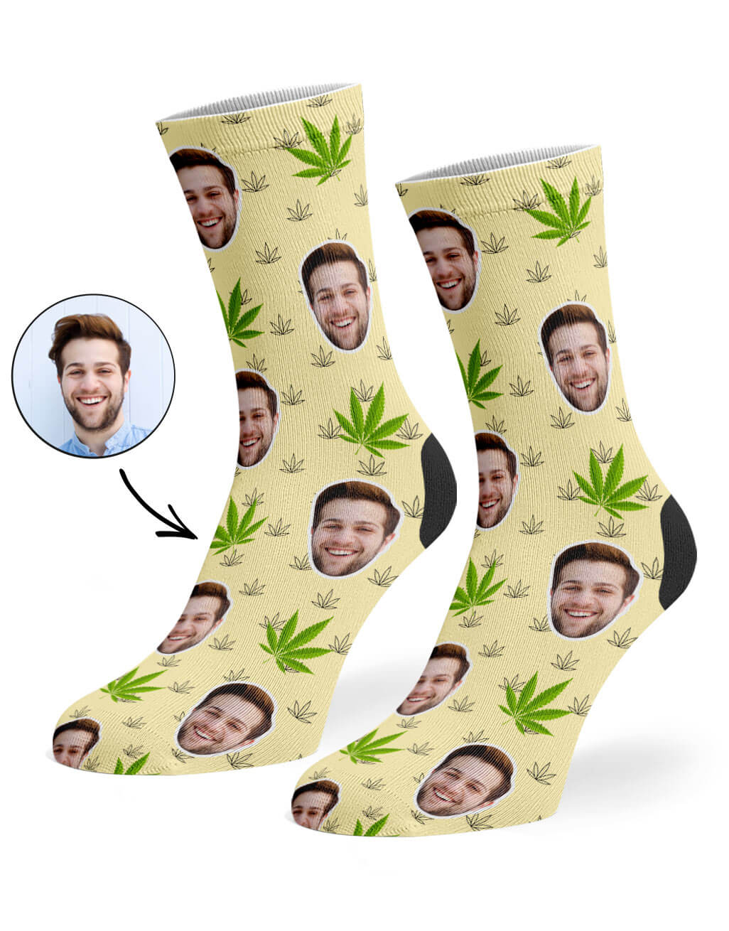 Weed Photo Socks