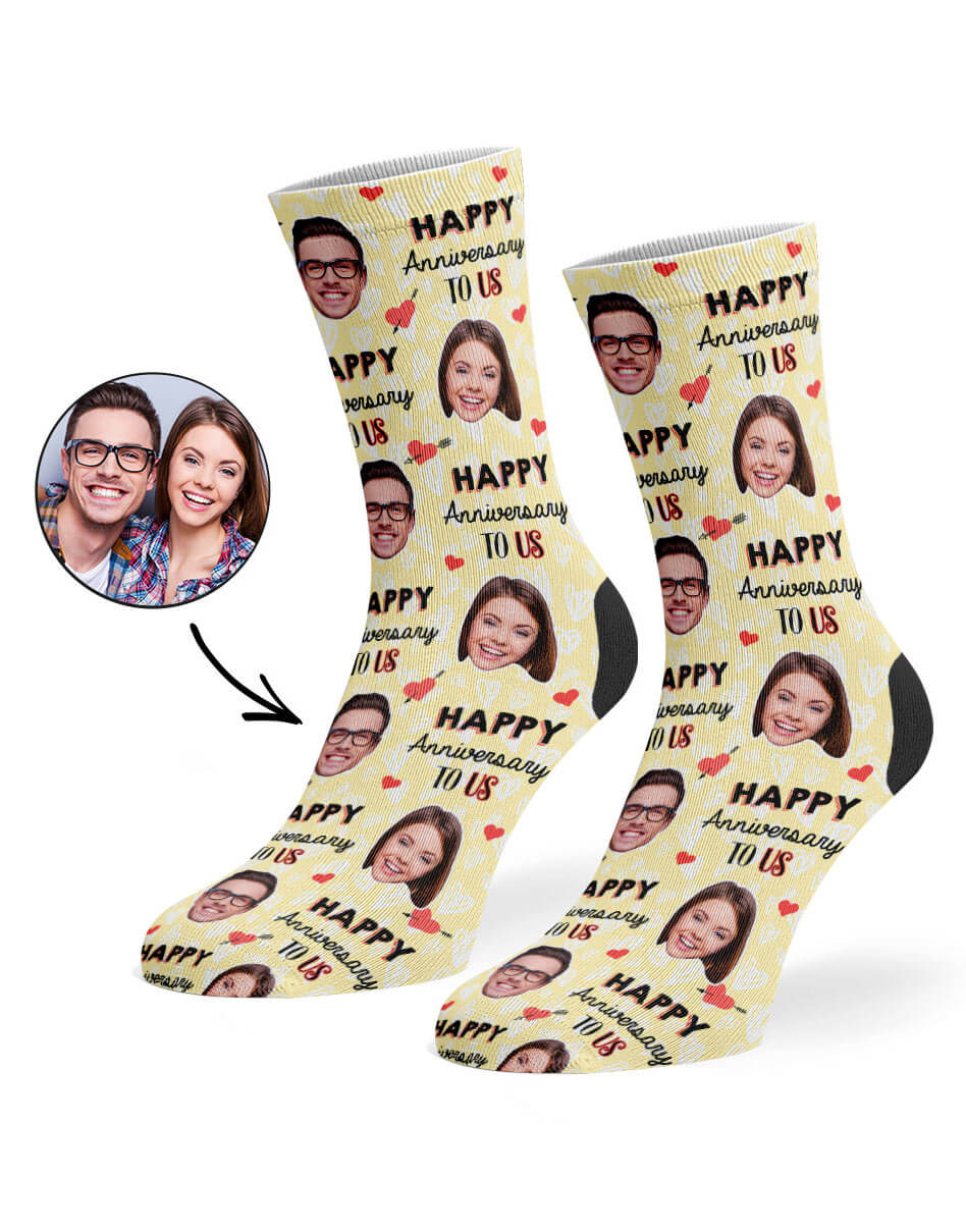 Happy Anniversary To Us Socks Gift
