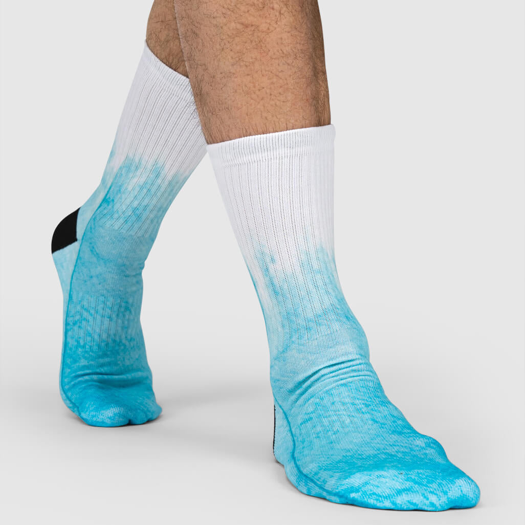 half-blue-tie-dye-socks