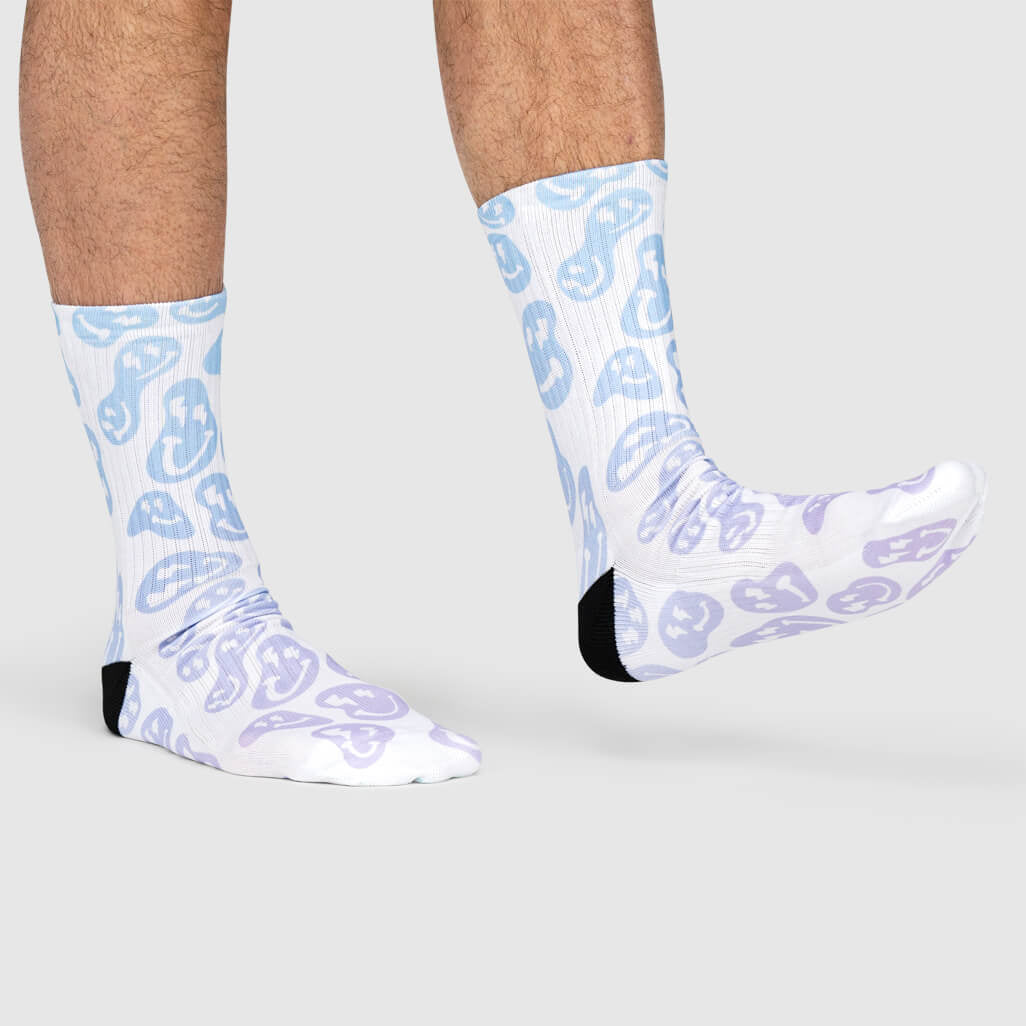 Multi Smiley Socks