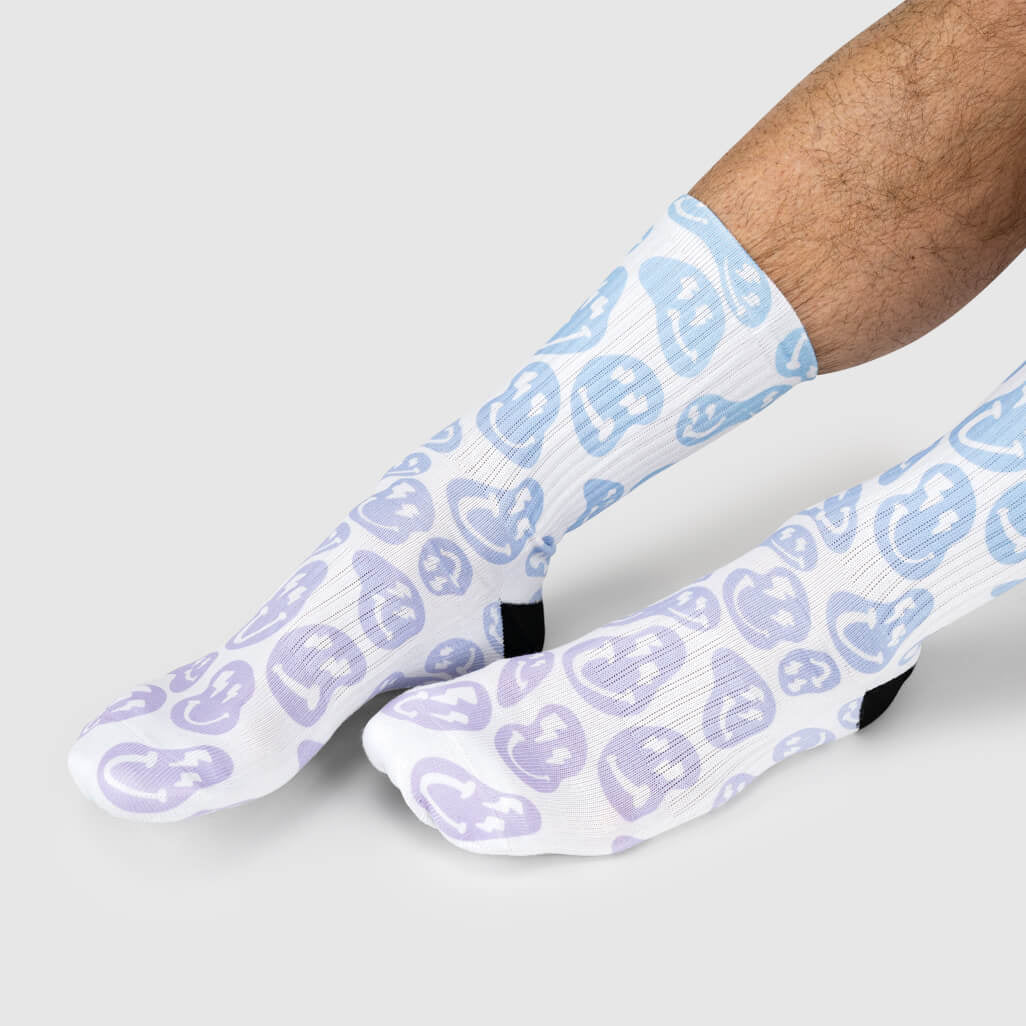 Multi Smiley Socks
