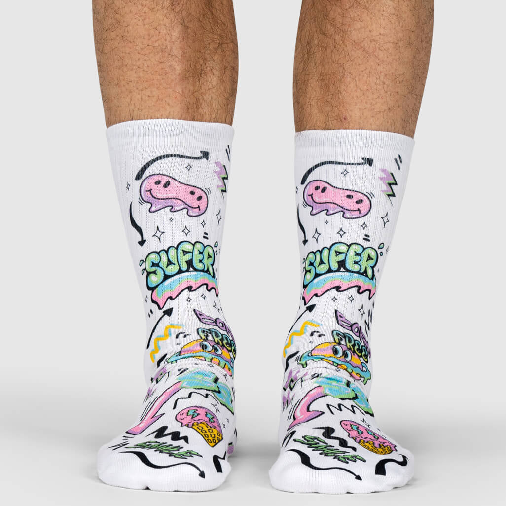 Graffiti Pop Socks