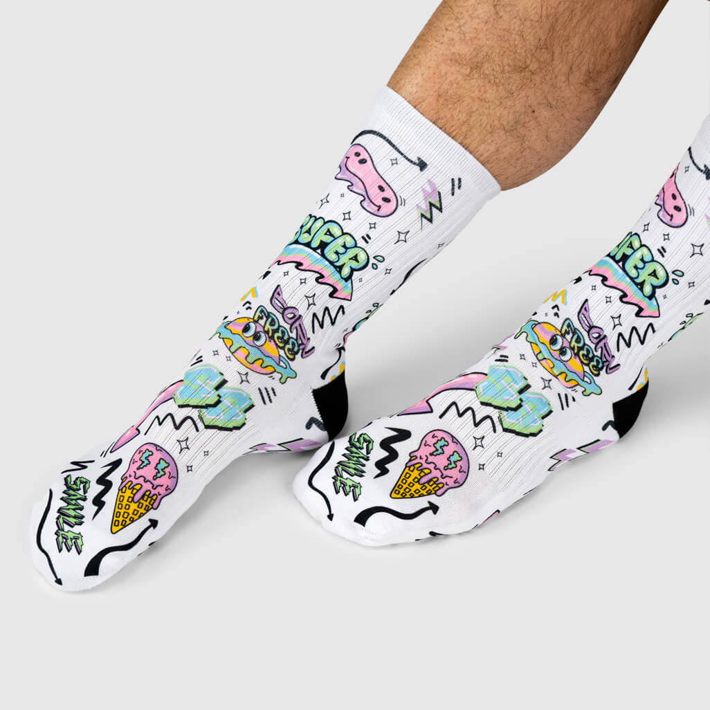 Graffiti Pop Socks
