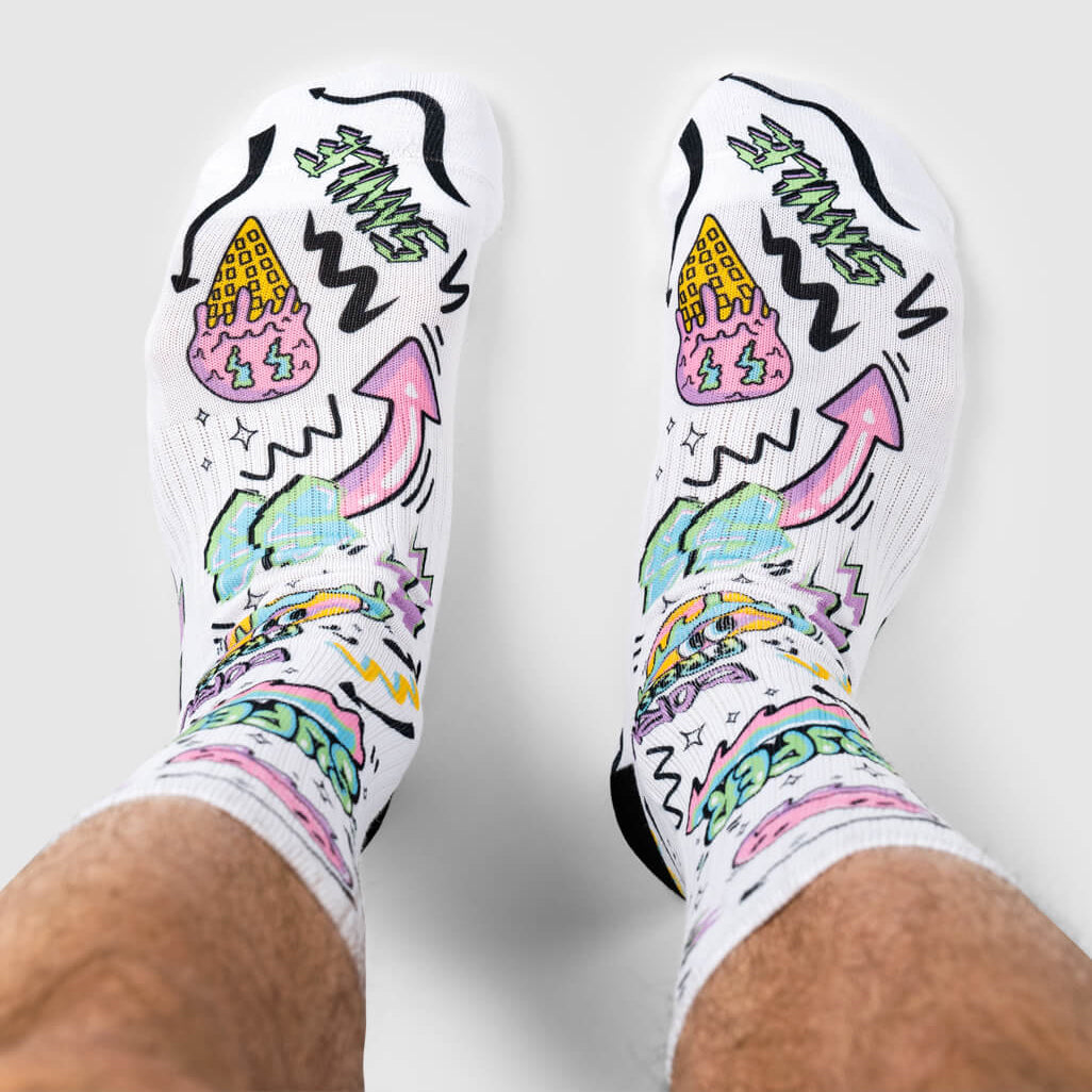 Graffiti Pop Socks