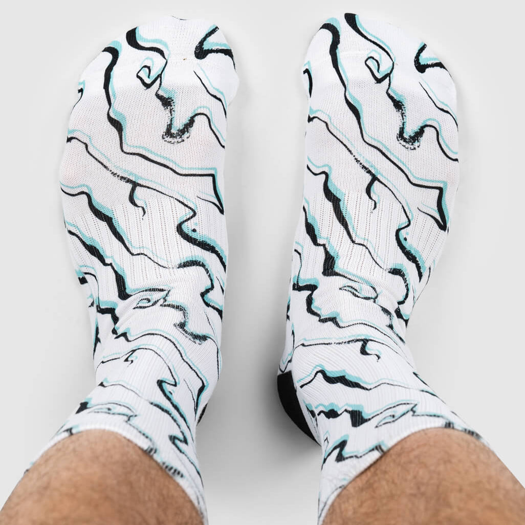 Marble Abstract Socks