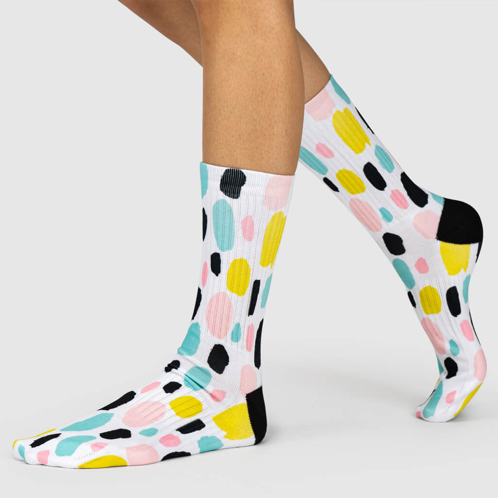 Paint Spot Crew Socks