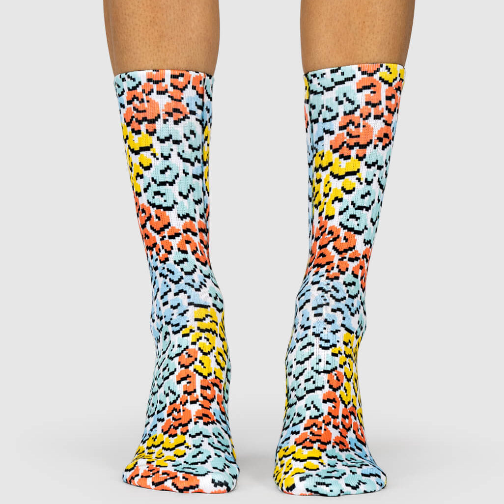 leopard-pixel-socks