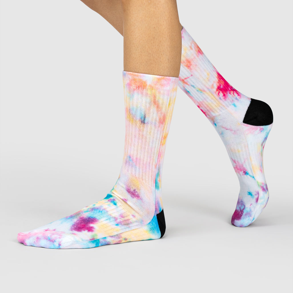 Multi Tie Dye Socks