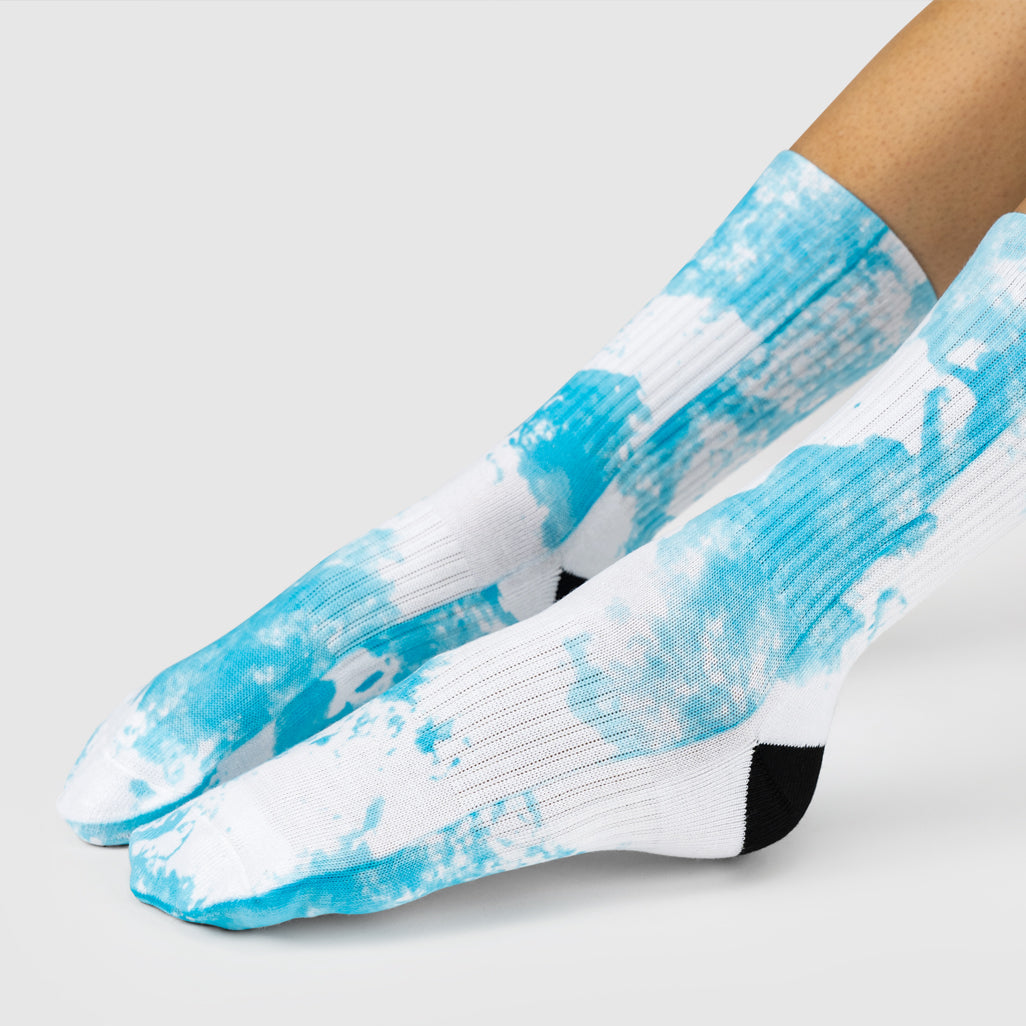Sky Tie Dye Socks