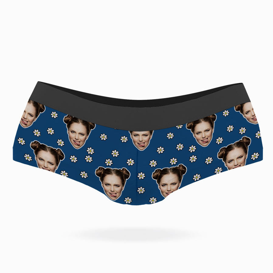 Face Photo Daisies Knickers
