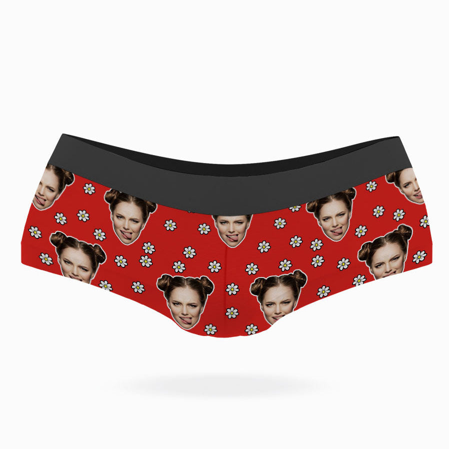 Customisable Face Photo Daisies Knickers