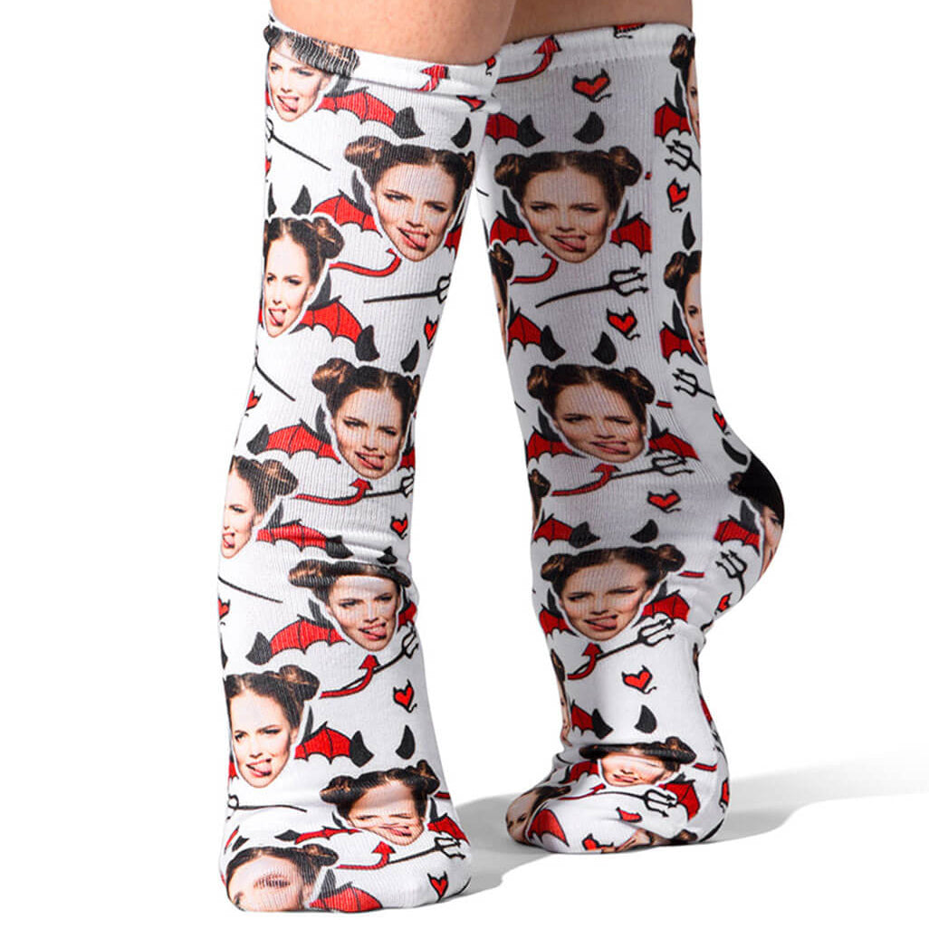 Devil Face Socks