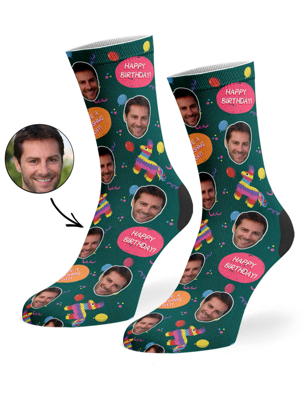 Pinata Birthday Novelty Socks