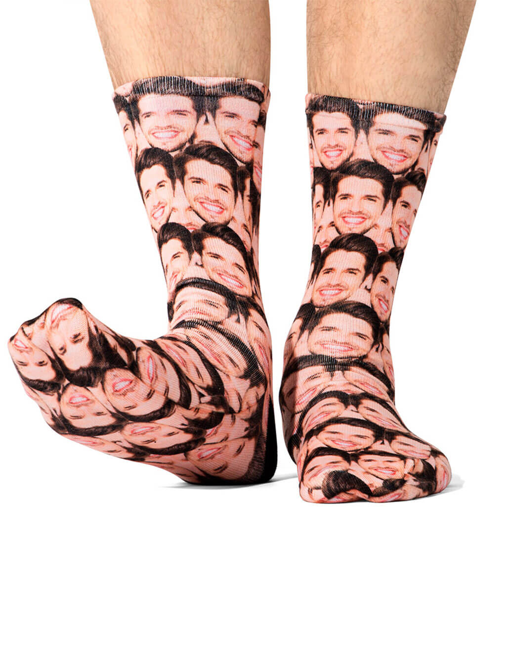 Customised Face Mash Photo Socks