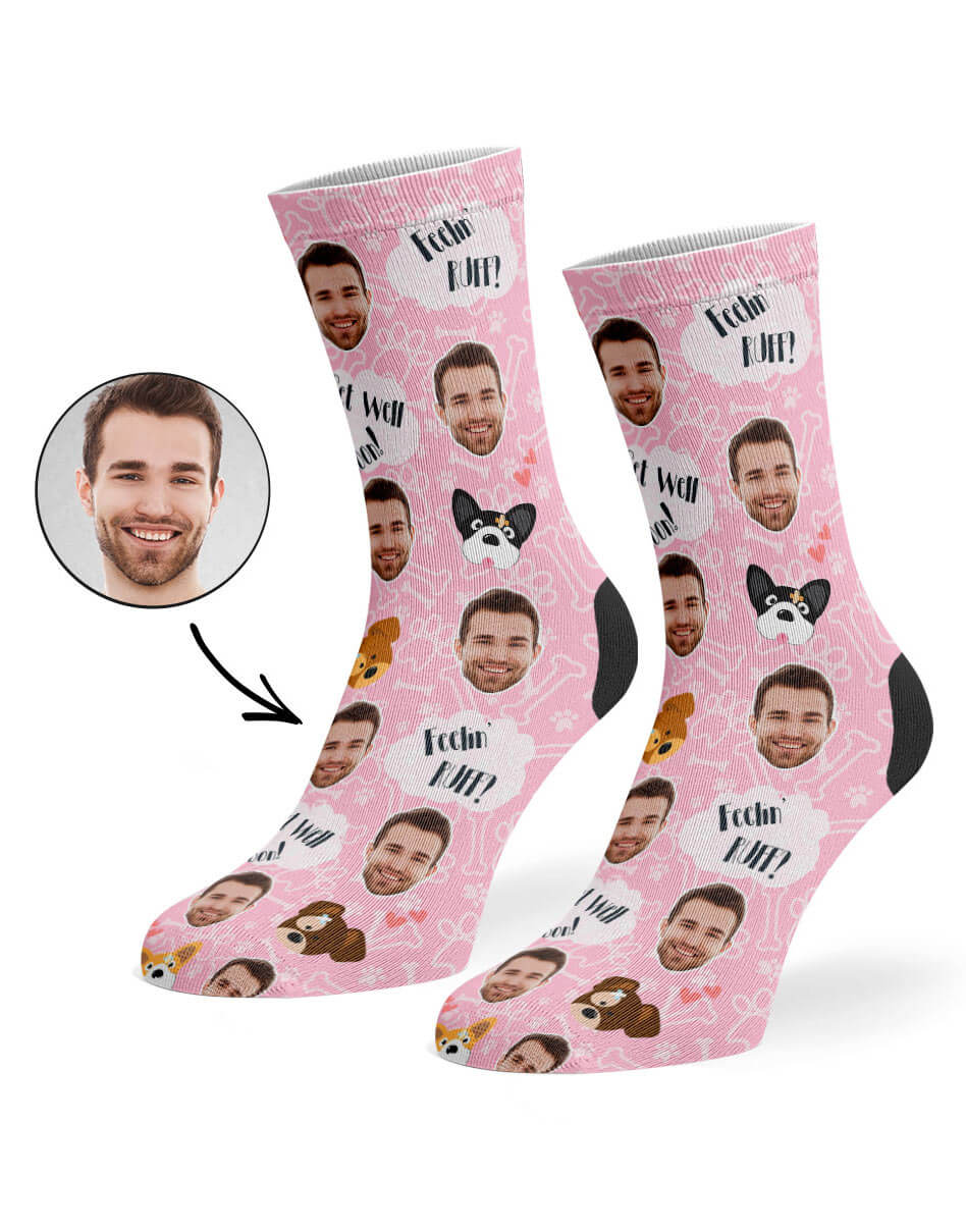 Feelin' Ruff? Socks With Photo On Them
