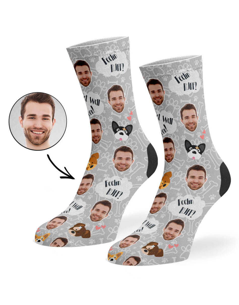 Funny Feelin' Ruff? Socks