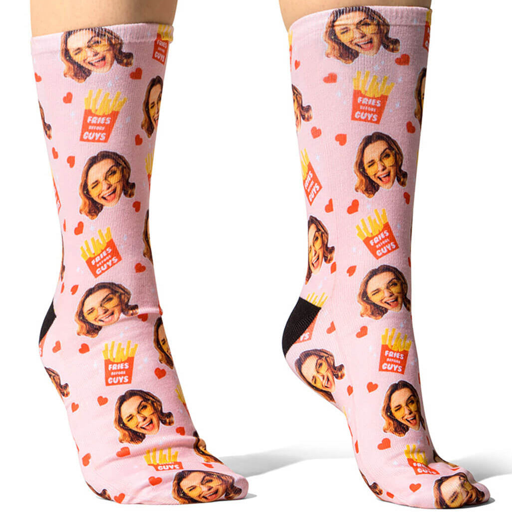 Fries Before Guys Socks