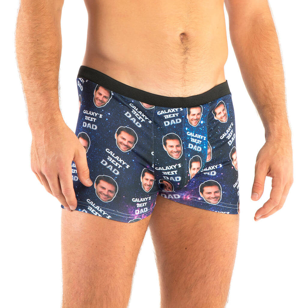 Personalised Galaxy's Best Dad Boxers