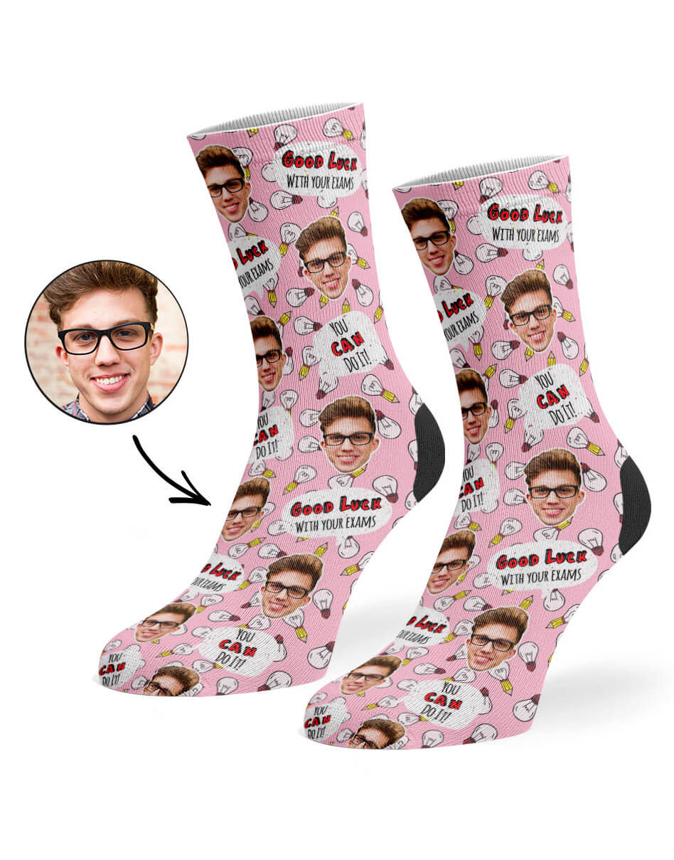 Customised Good Luck With Your Exams Socks