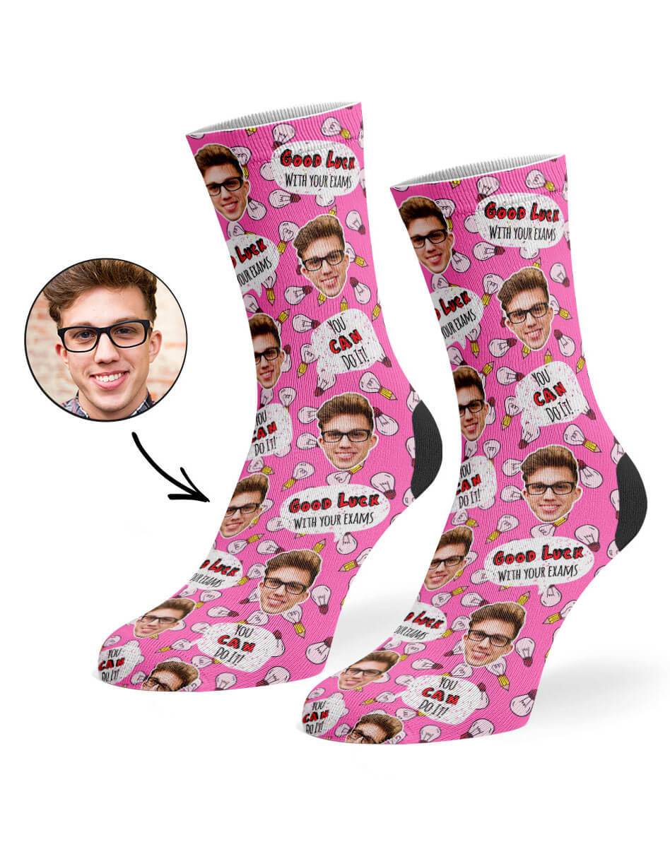 Good Luck With Your Exams Socks Gift