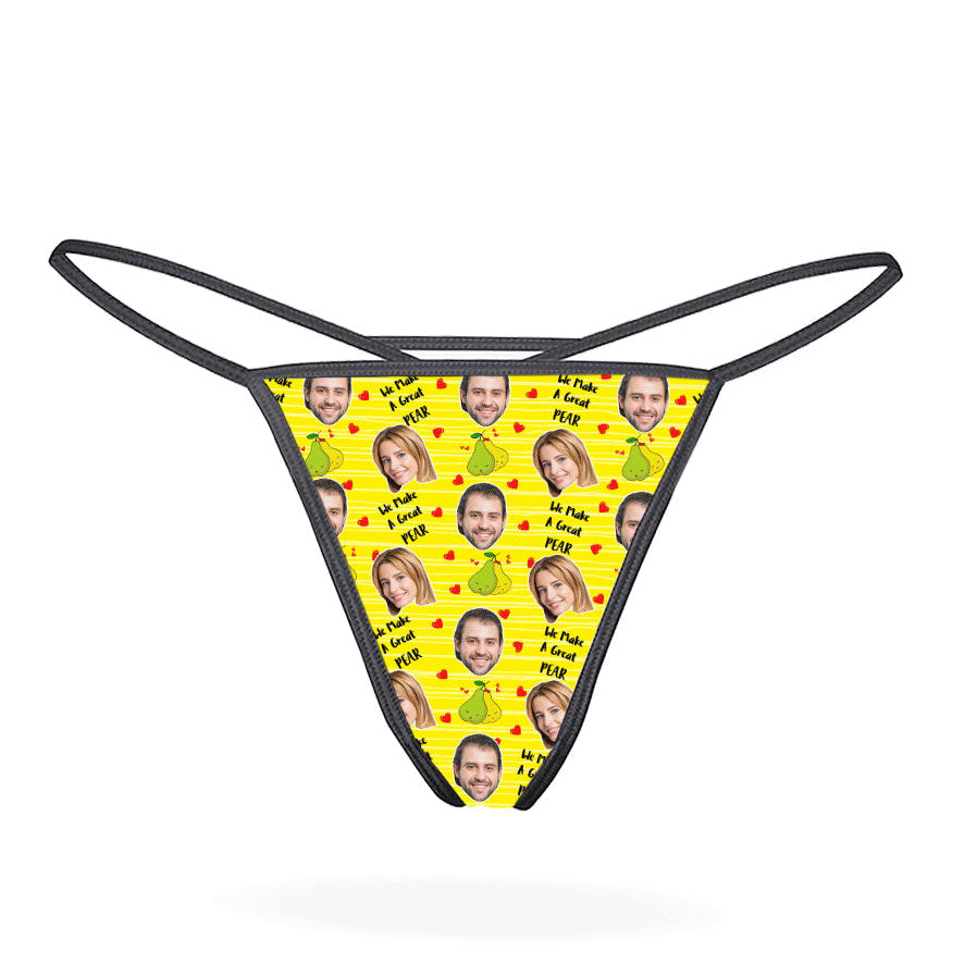 Yellow Great Pear Thong