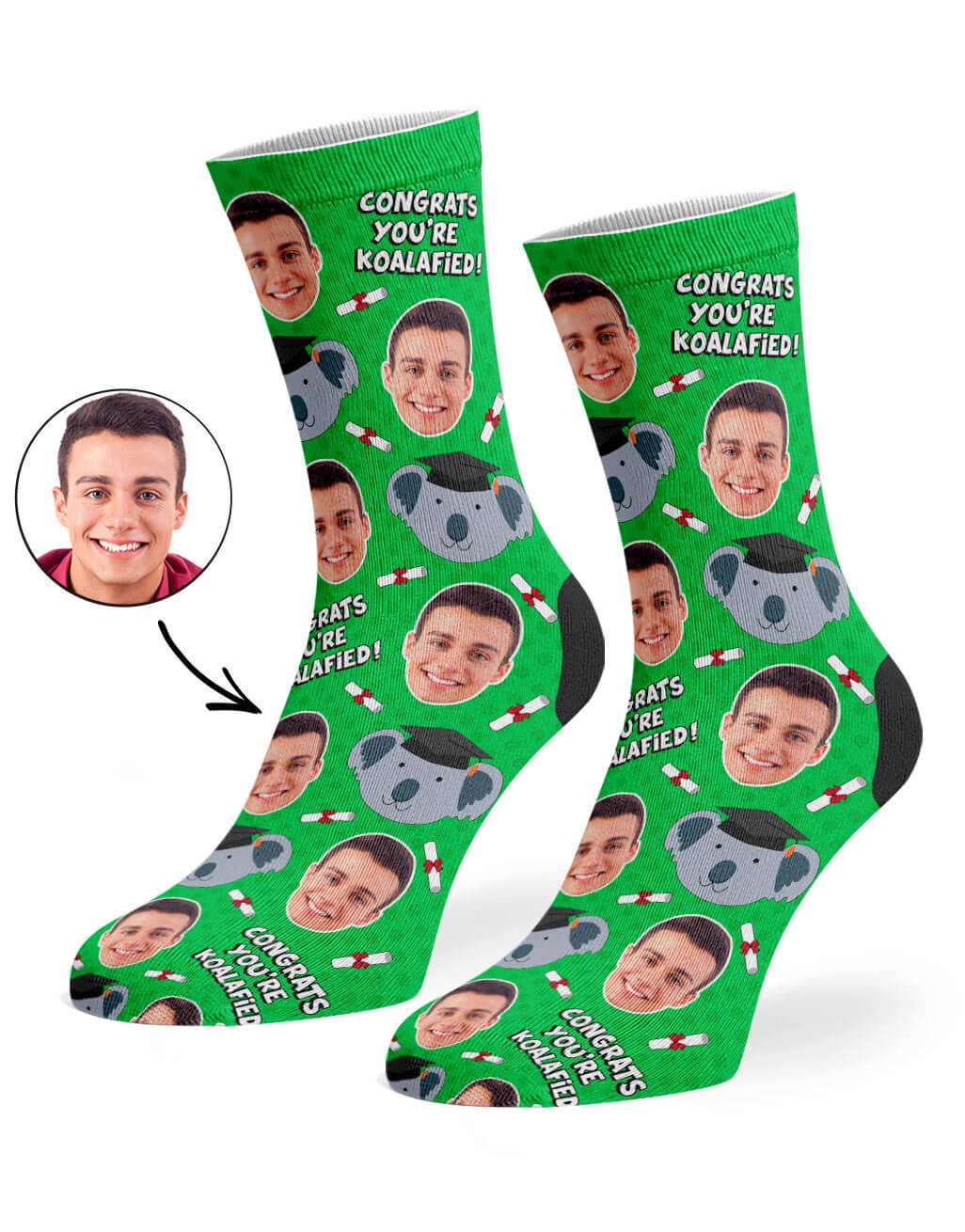 Congrats You're Koalafied Socks Gift
