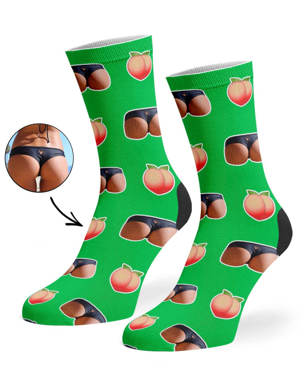 Your Booty On Personalised Socks