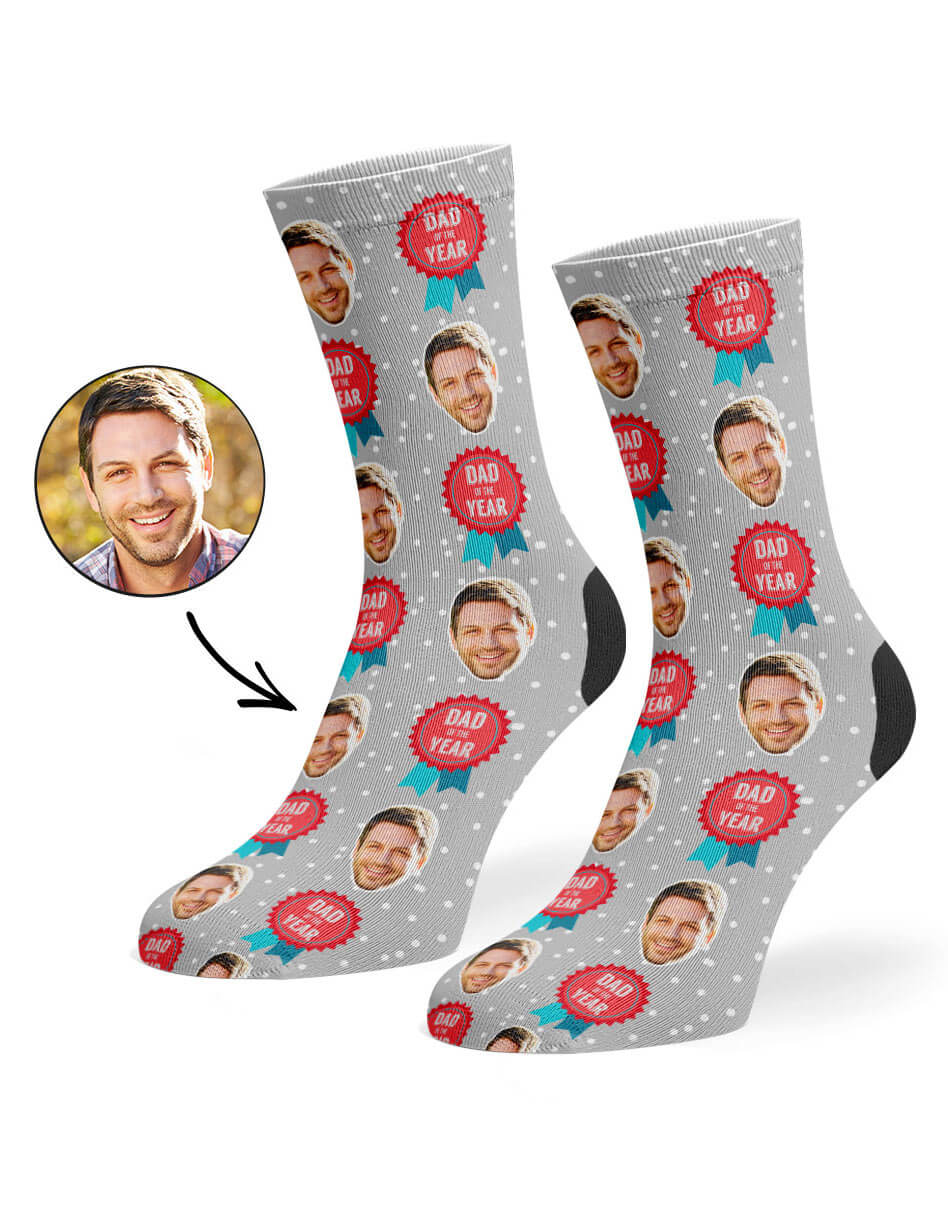 Dad Of The Year Socks Unique Gift