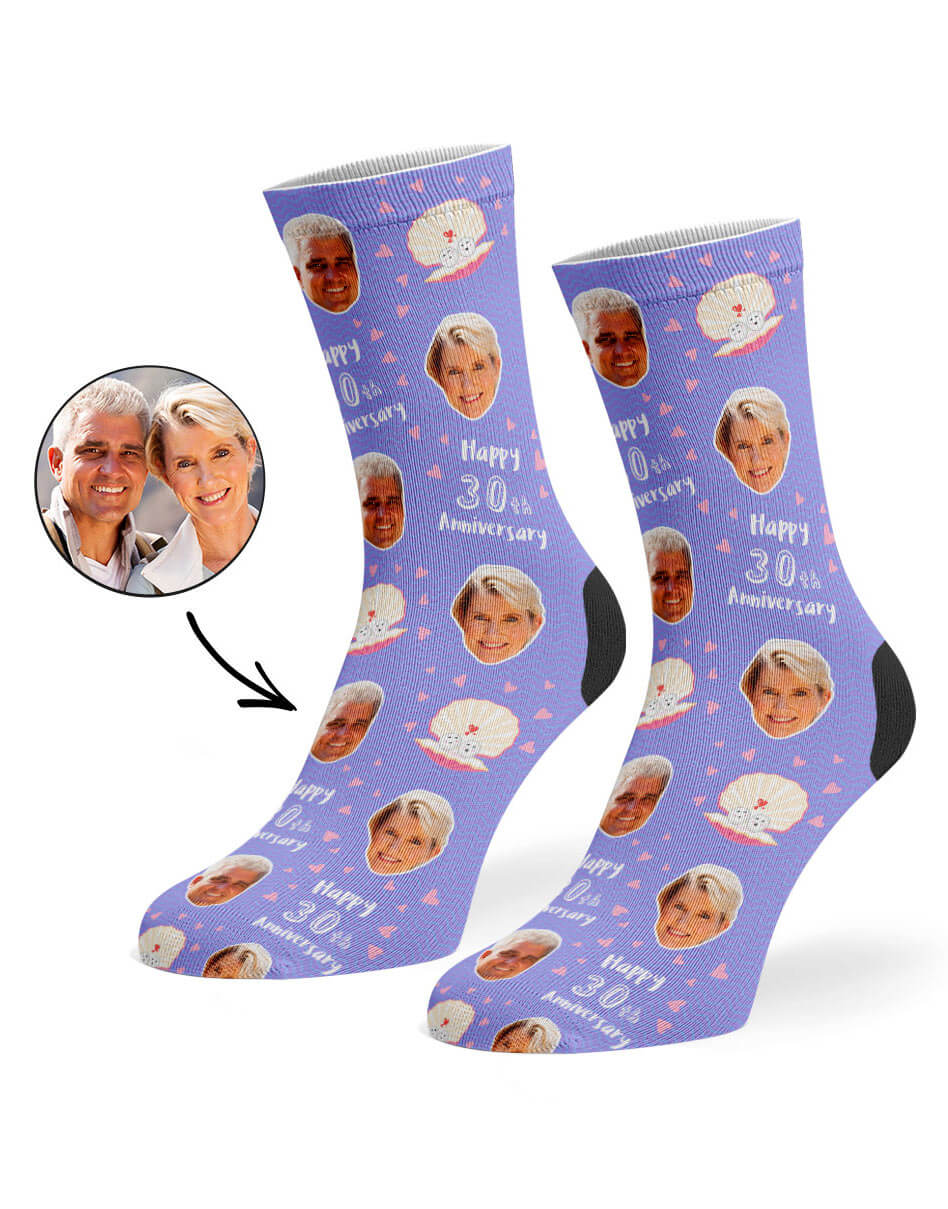 Violet 30th Anniversary Socks