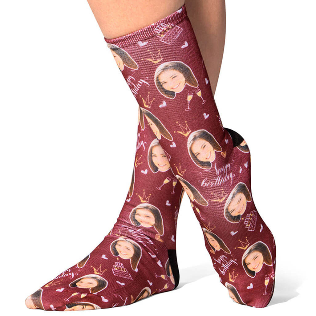 Happy Birthday Champagne Socks
