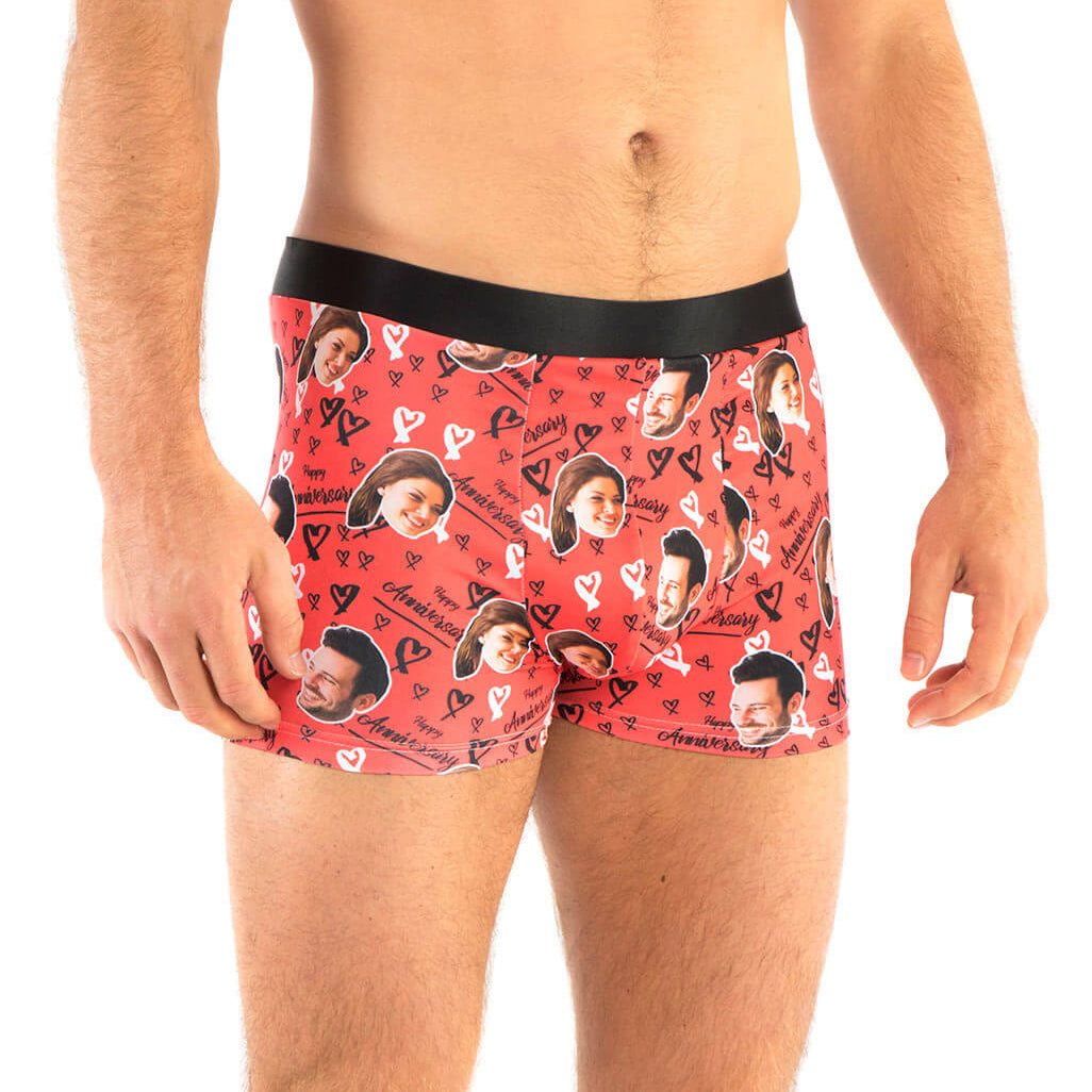 Happy Anniversary Personalised Boxers