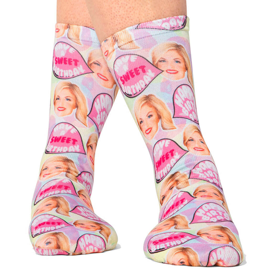 Personalised Bubble Gum Birthday Socks