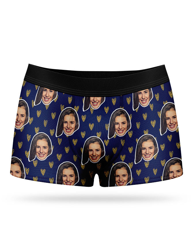 Face Hearts Boxer Shorts