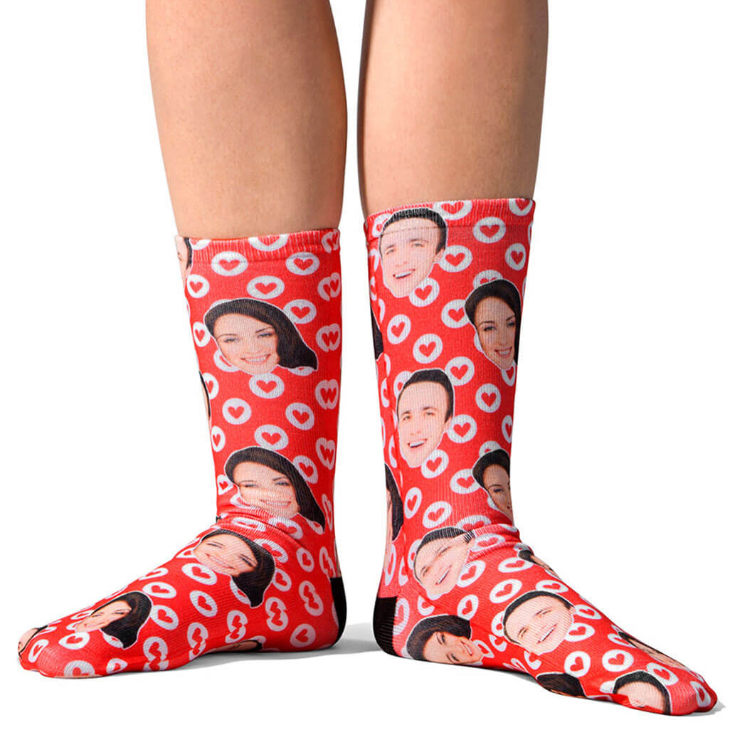 Circle Hearts Socks