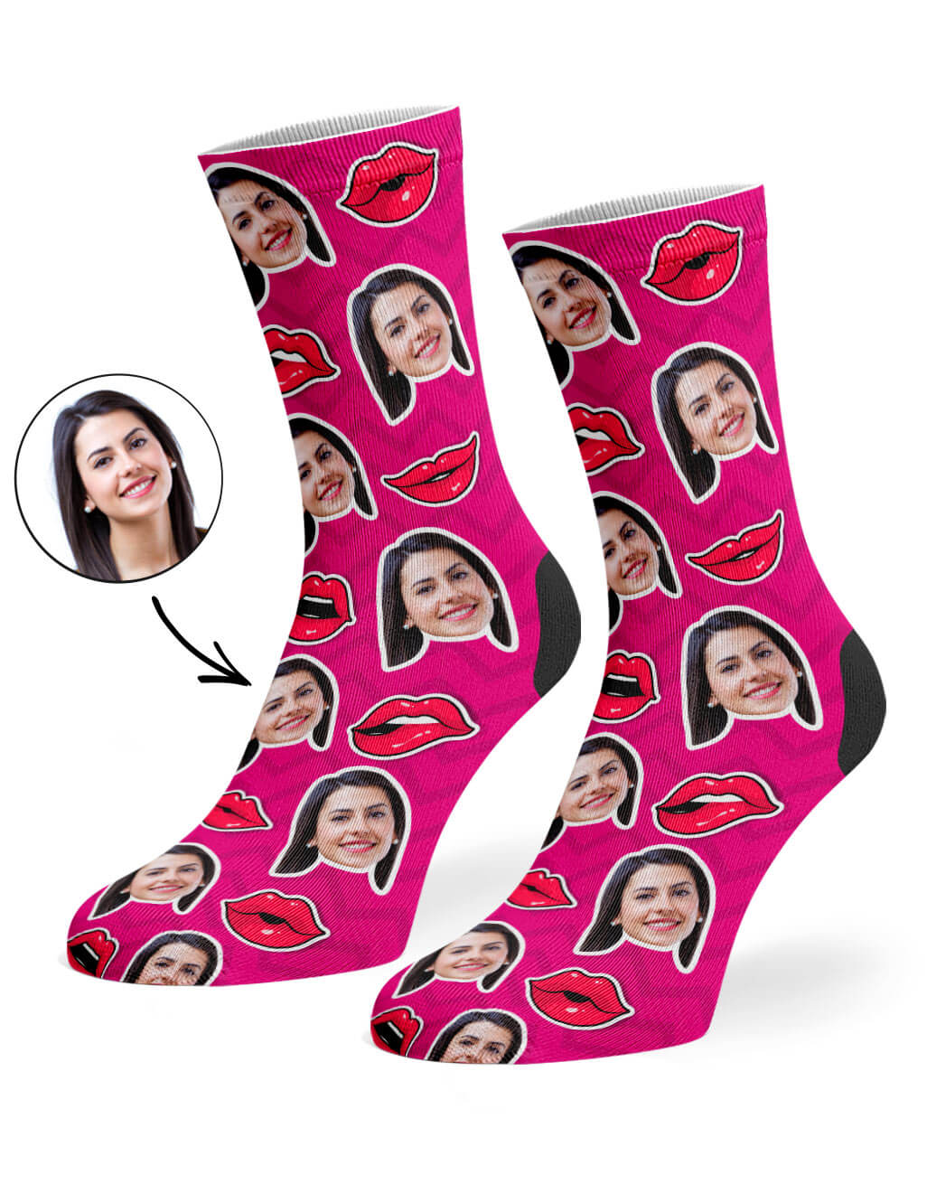 Unique Comic Lips Socks