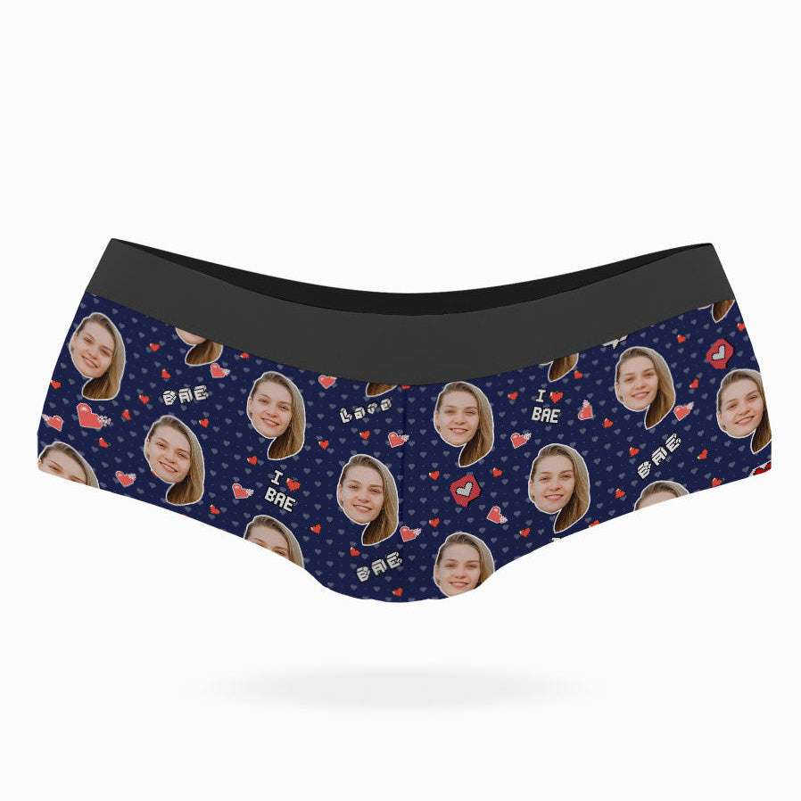 I Love Bae Valentines Day Knickers
