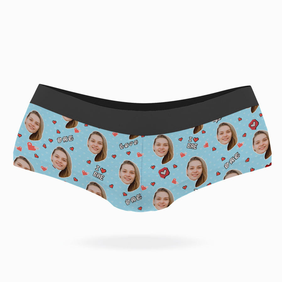 I Love Bae Photo Knickers