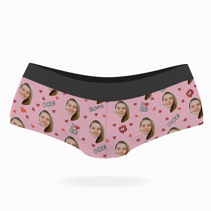 I Love Bae Knickers Valentines Gift