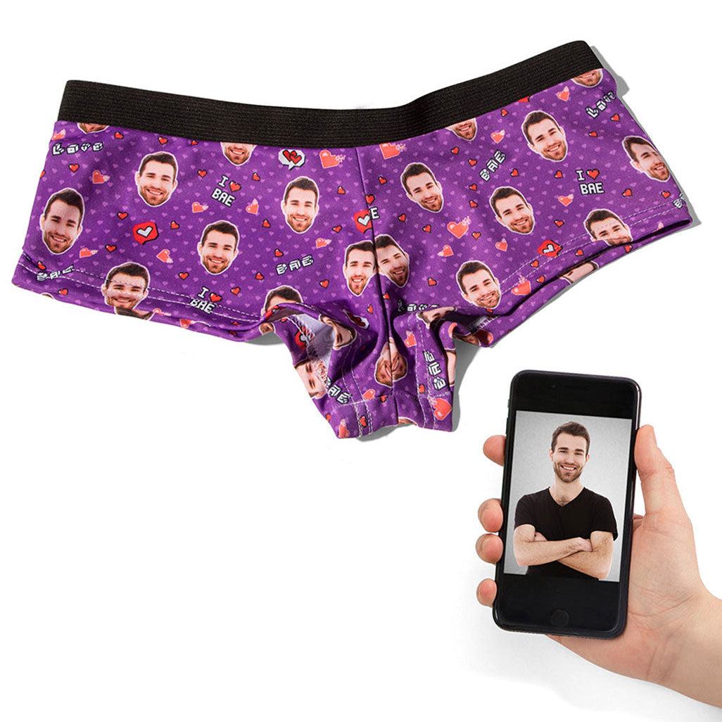 Personalised I Love Bae Knickers