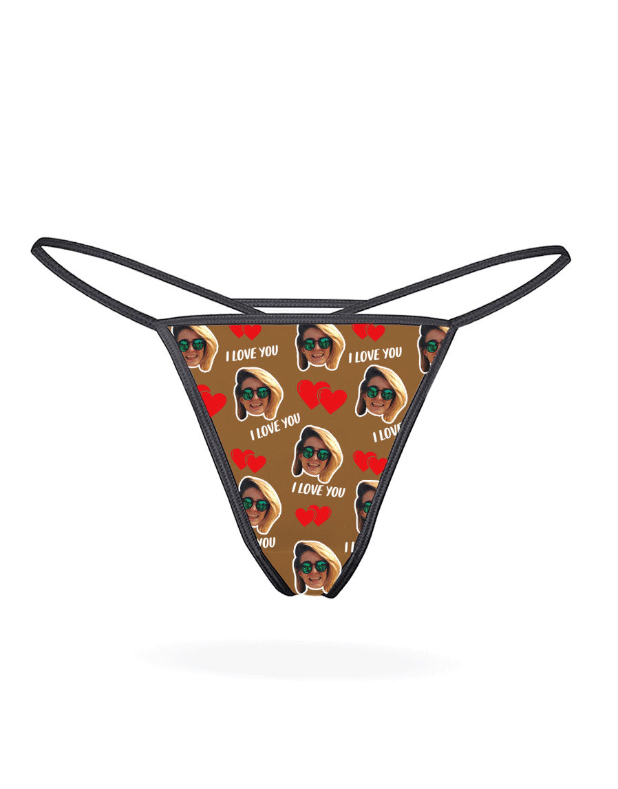 I Love You Thong Funny Gift