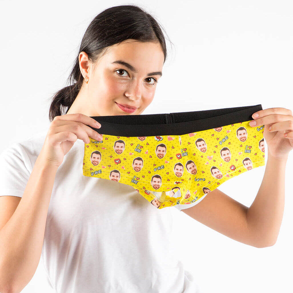 I Love Bae Face Knickers