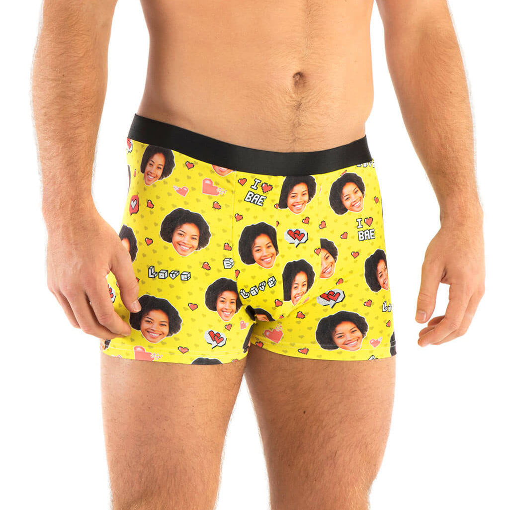 I Love Bae Boxers Valnetines Gift