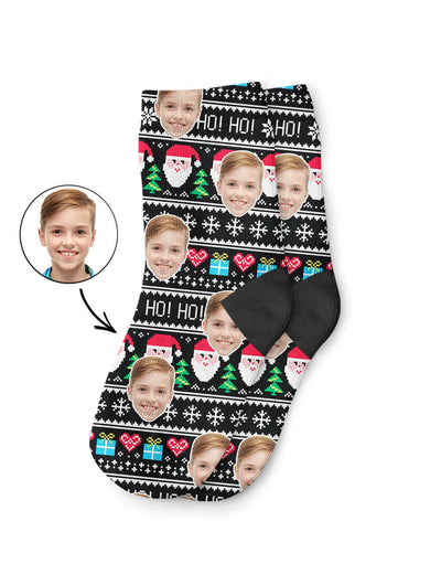 Personalised Christmas Nordic Kids Socks