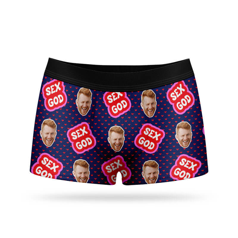 Personalised Sex God Boxers