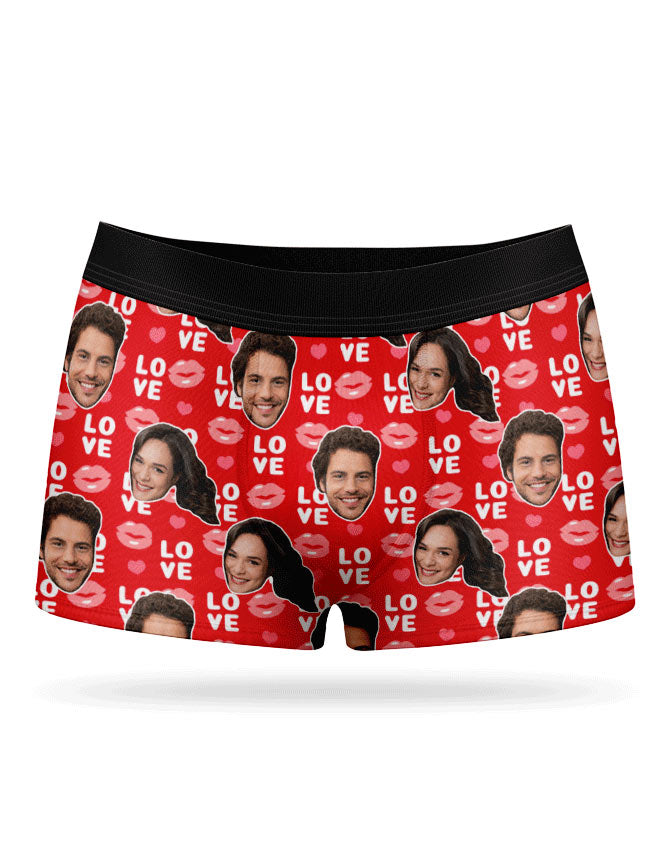 Valentines Love Lips Boxer Shorts