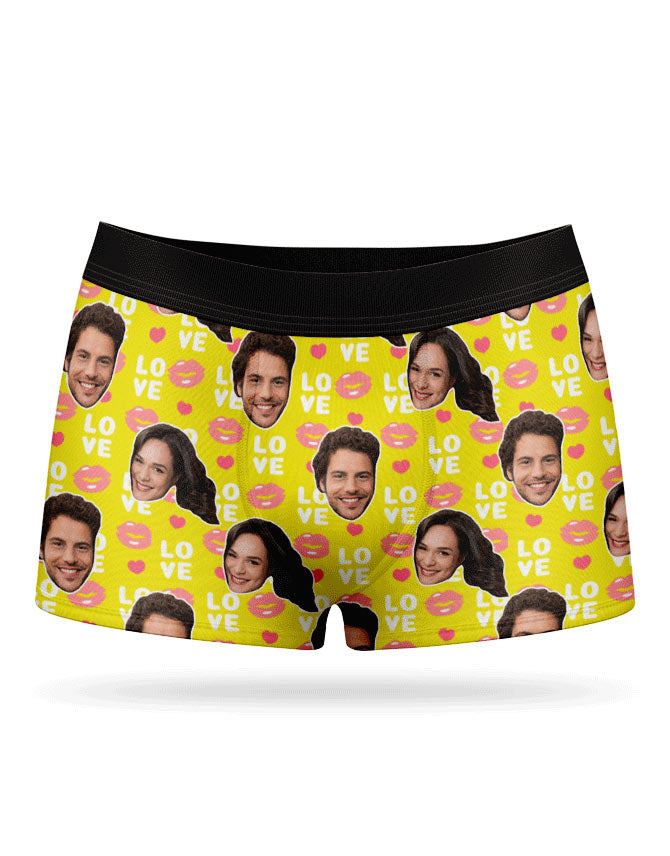 Unique Love Lips Boxer Shorts Gift